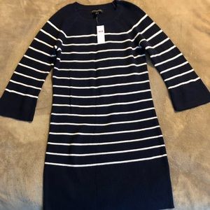 Banana Republic Navy striped dress